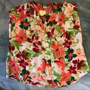 Maeve/Anthropologie lovely colorful summer blouse.